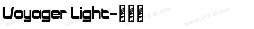 Voyager Light字体转换